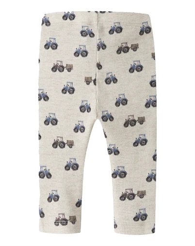 Name it - NBMLudwig Long Leggings - Peyote Melange